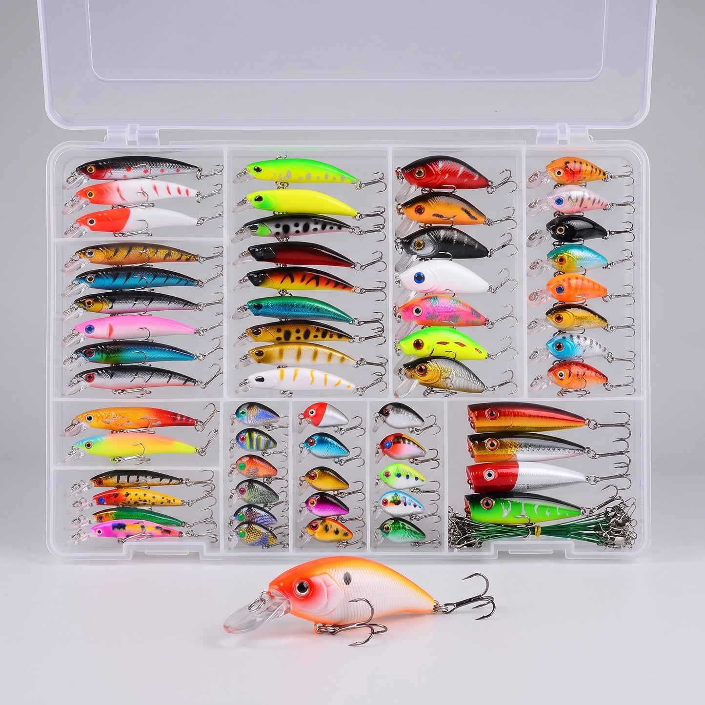 84-Piece Fishing Lure Kit